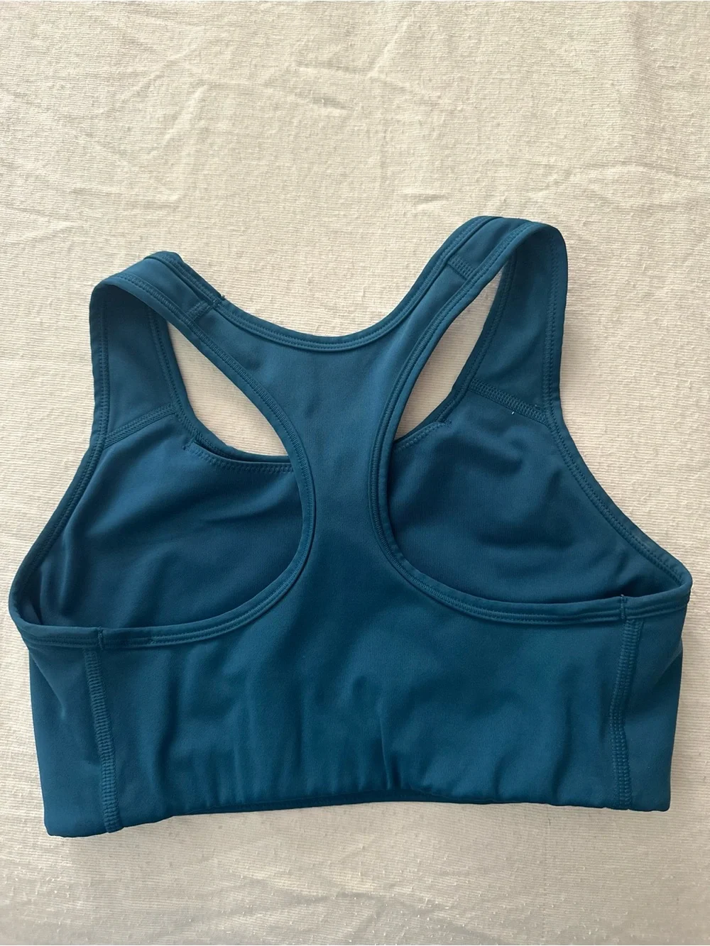 Nike Racerback Sports Bra bundle- Teal Blue & Heather Gray